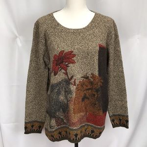 Etro Lion Wool Cashmere Sweater